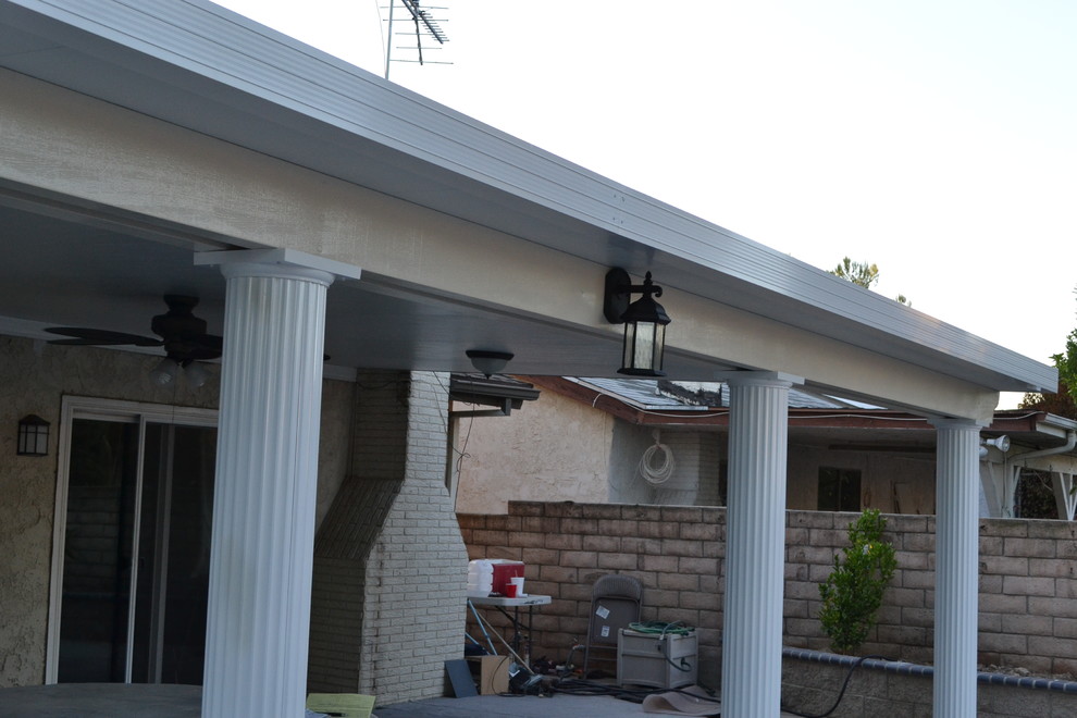 Solid Aluminum Patio Cover Los Angeles Traditional Patio Los