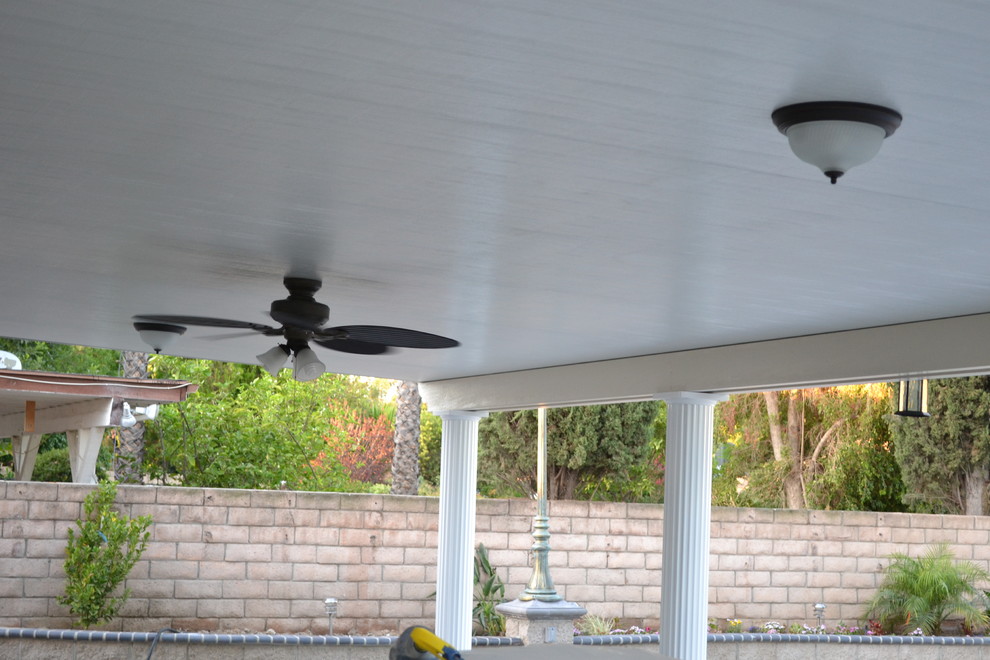 Solid Aluminum Patio Cover Los Angeles Traditional Patio Los