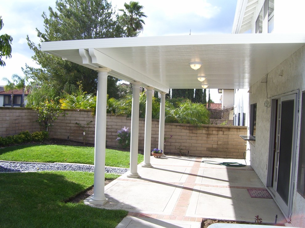 Solid Roof patio covers Traditional Patio Orange County by