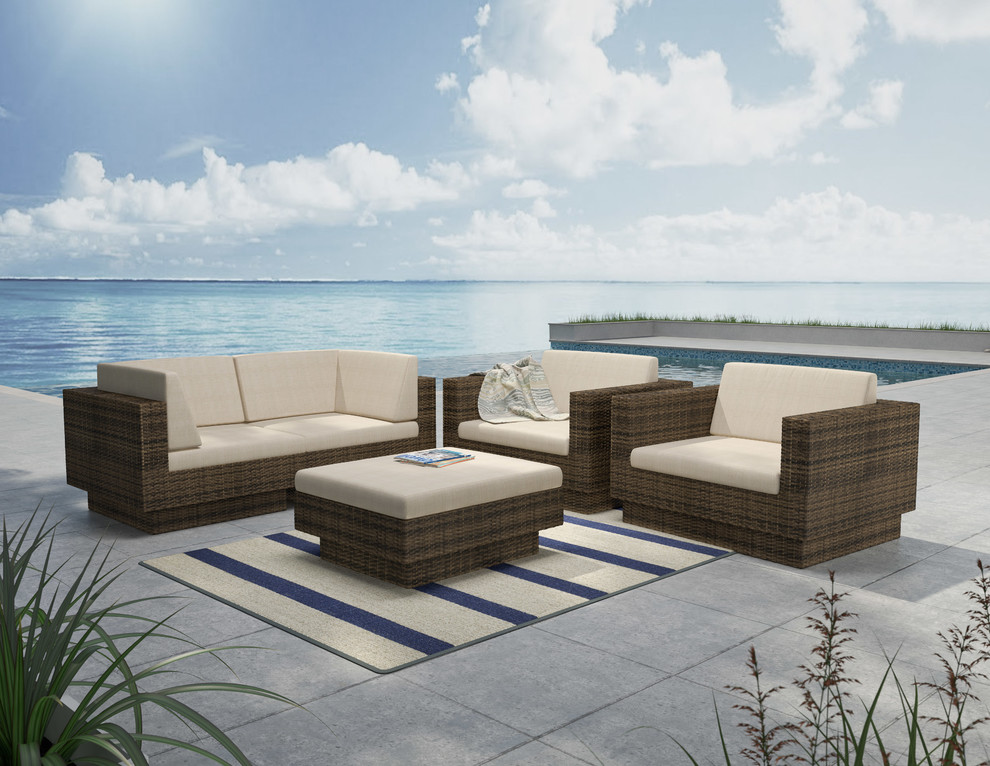Sonax Park Terrace 5Piece Sofa Patio Set Transitional Patio