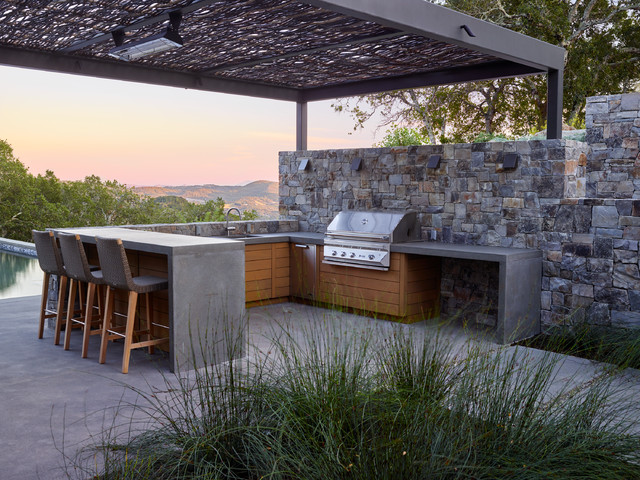 Sonoma Overlook - Contemporary - Patio - San Francisco - by ROCHE+ROCHE ...