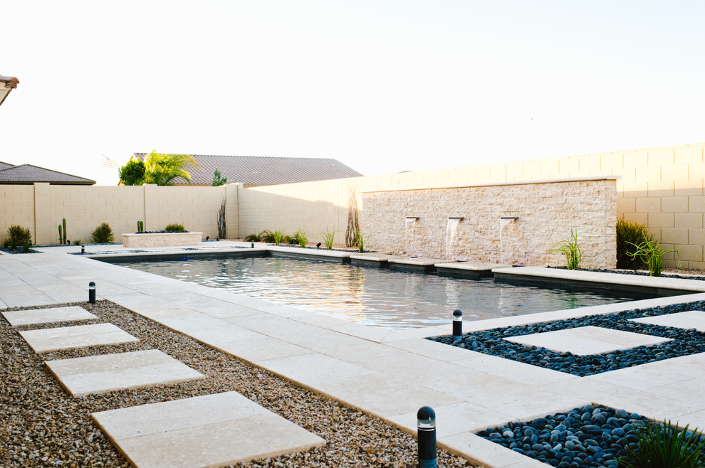 Sophisticated Desertscape Gilbert Contemporary Patio Phoenix