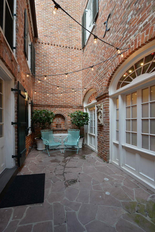 Sophisticated French Quarter Retreat Traditional Patio New