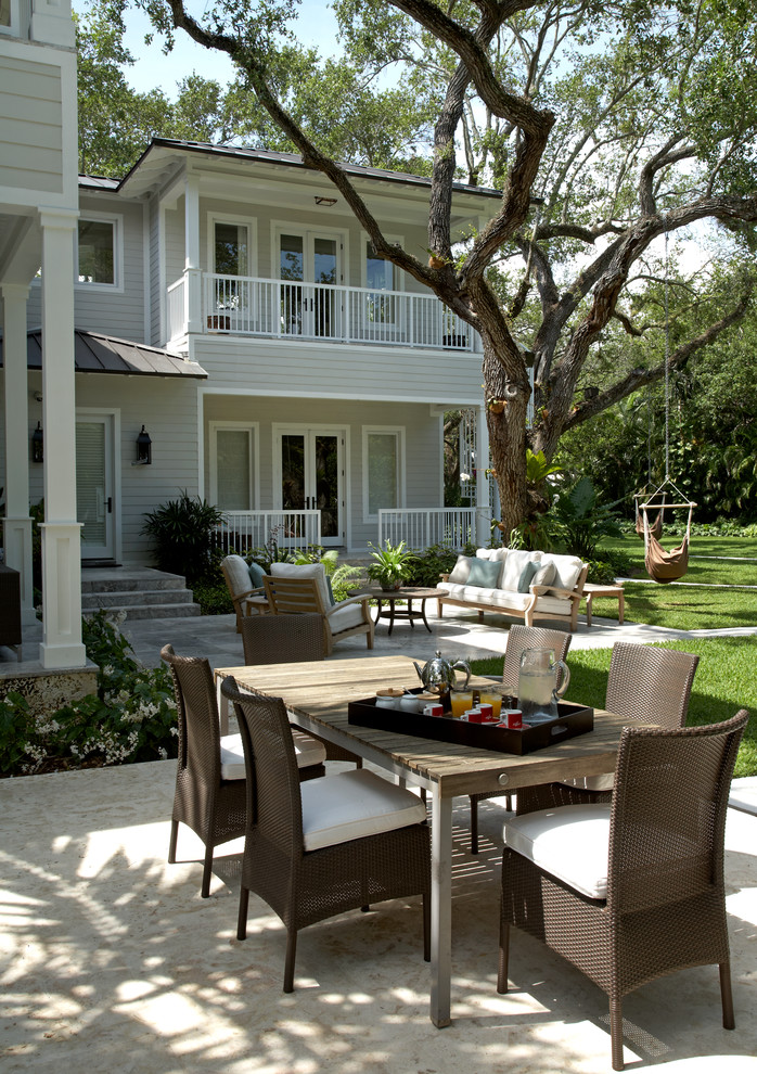 South Miami Residence Beach Style Patio Miami by Mackle