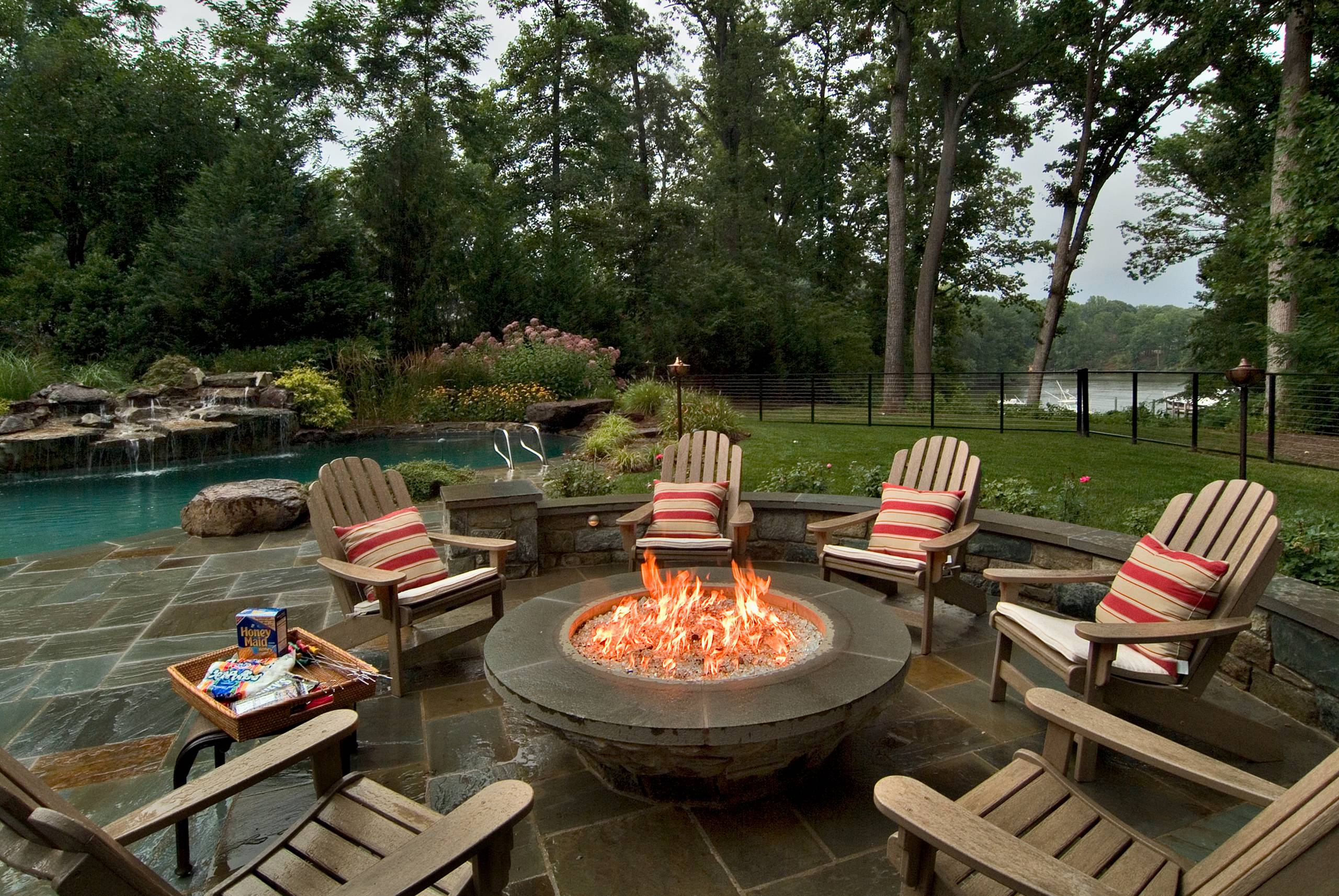 Adirondack Fire Pit Houzz