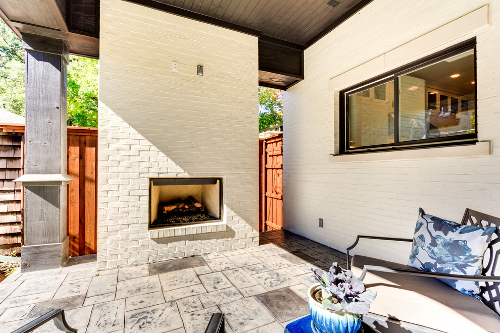 Southern ave HP Transitional Patio Dallas by Charter Lake