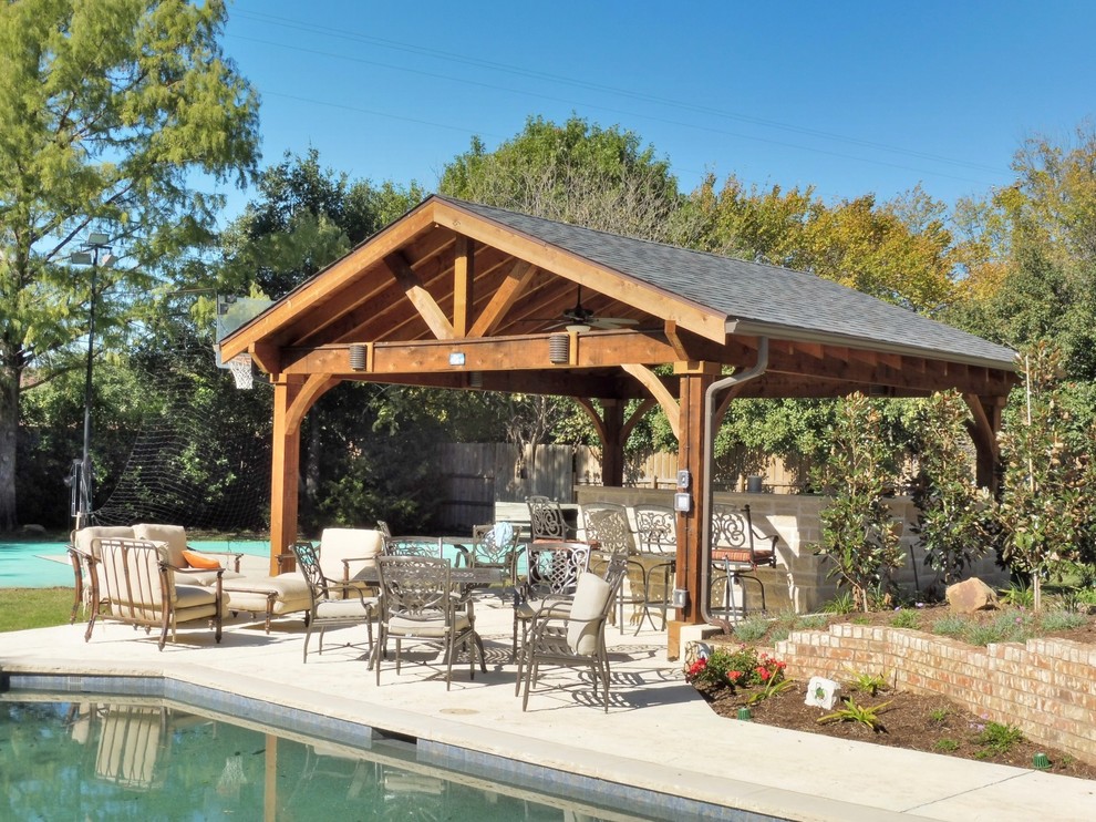 Southlake Property Renovation Rustic Patio Dallas by mrZ