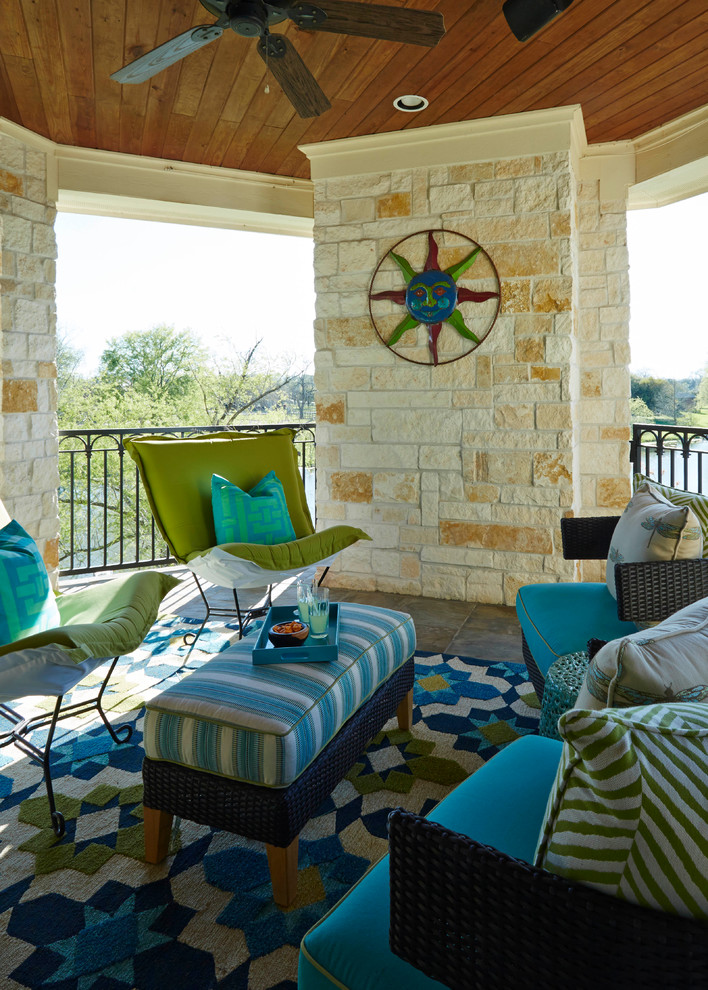 Example of a southwest patio design in Other