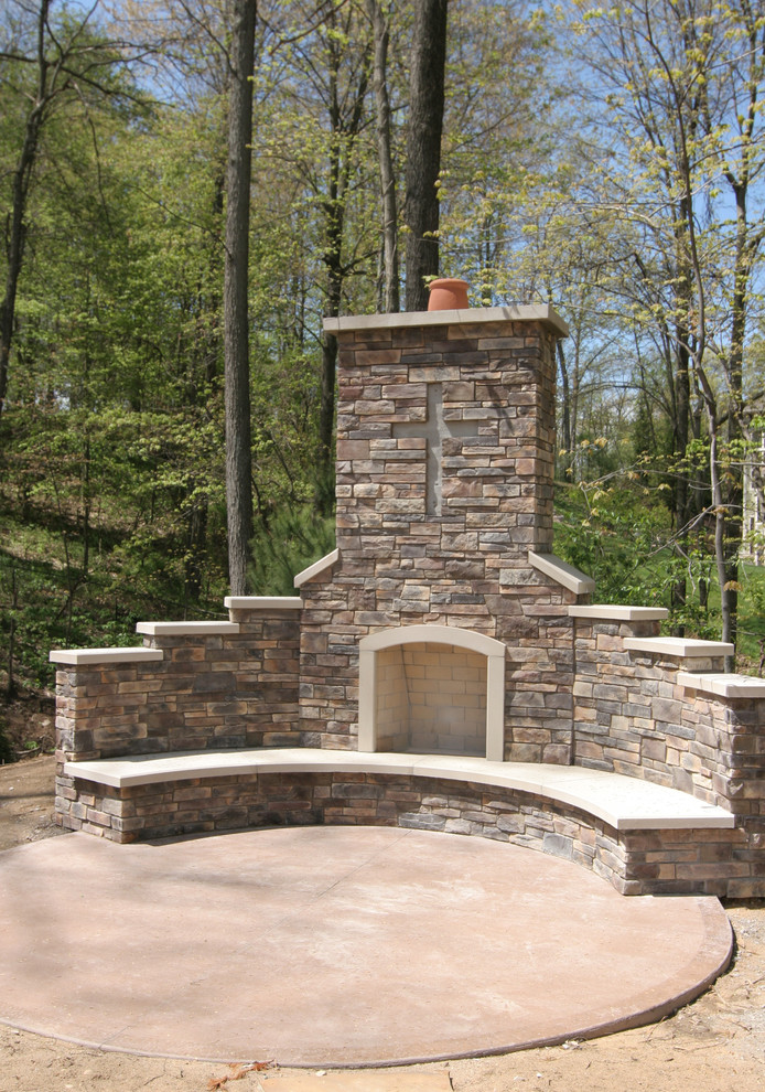 Southwestern style home Traditional Patio Grand Rapids by