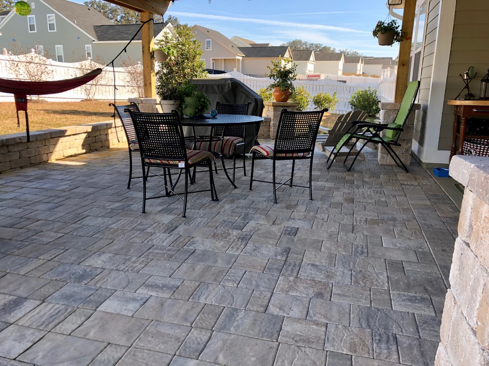 Southwood Patio Traditional Patio Other by NeSmith Landscapes