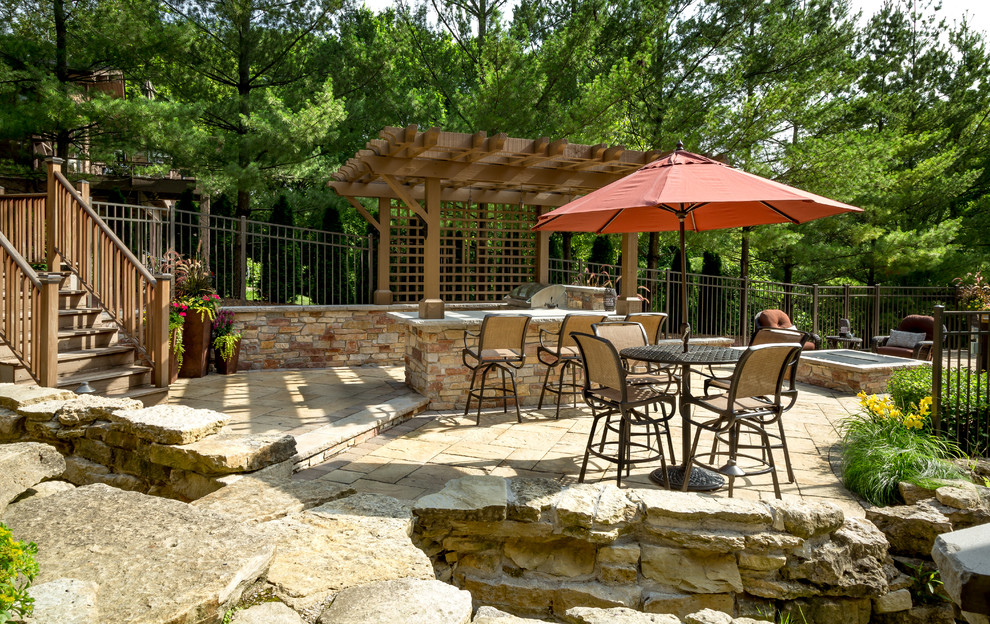 St Charles Paradise Traditional Patio Chicago by Grant and