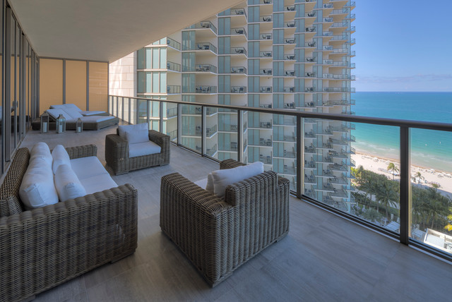 St. Regis Bal Harbour Penthouse - Contemporary - Patio - Miami - by ...