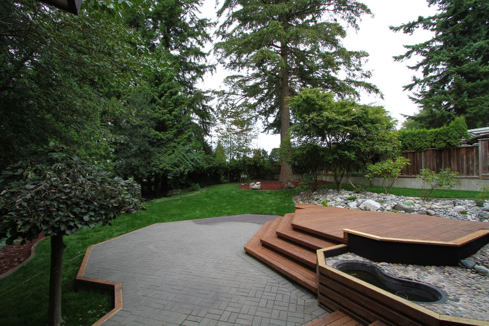 Inspiration for a modern patio remodel in Vancouver