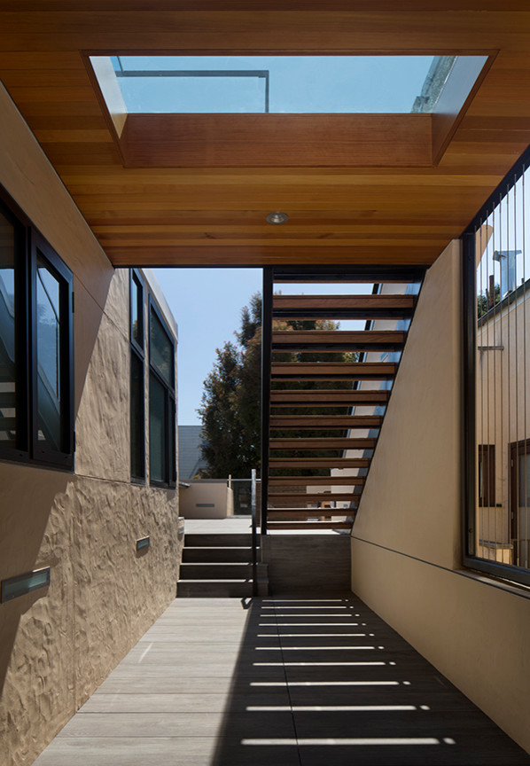 Stairs to Upper Roof Deck Contemporary Patio San Francisco by ODS Architecture Houzz