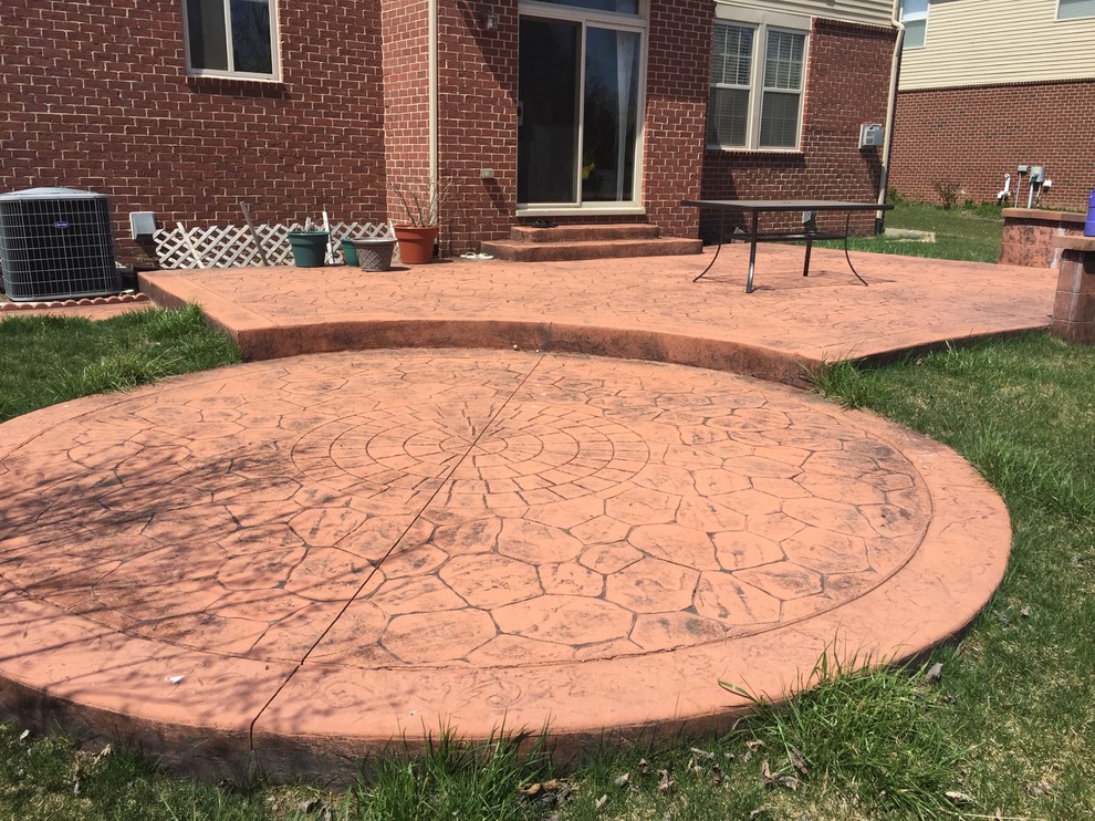 Stamped Concrete Cleaning Stamped Concrete Sealing Gloss Sealer Michigan Patio Detroit