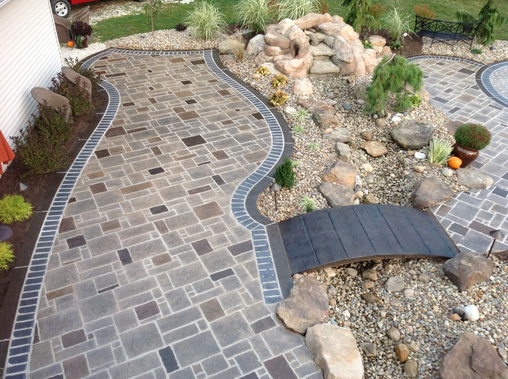 Stamped concrete Patio Cleveland di J & H Decorative Concrete Houzz