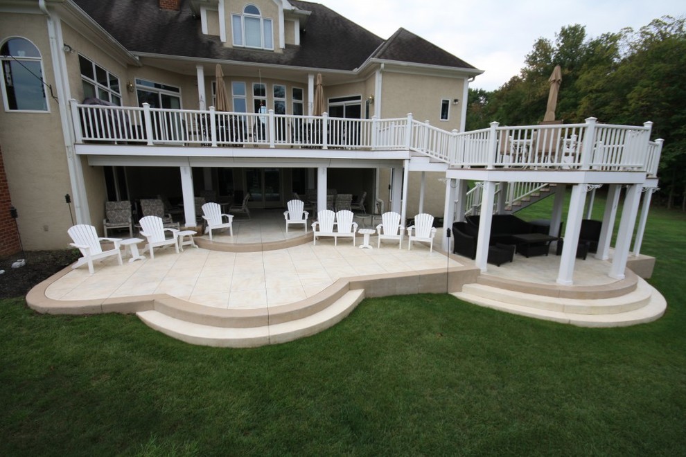 Stamped Concrete Clásico Patio Columbus de King Concrete Design Impressions Houzz