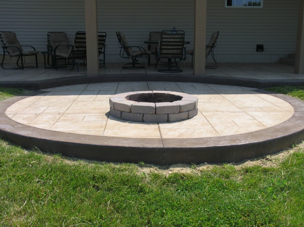 Stamped Concrete Klassisch Patio Kolumbus von King Concrete Design Impressions Houzz