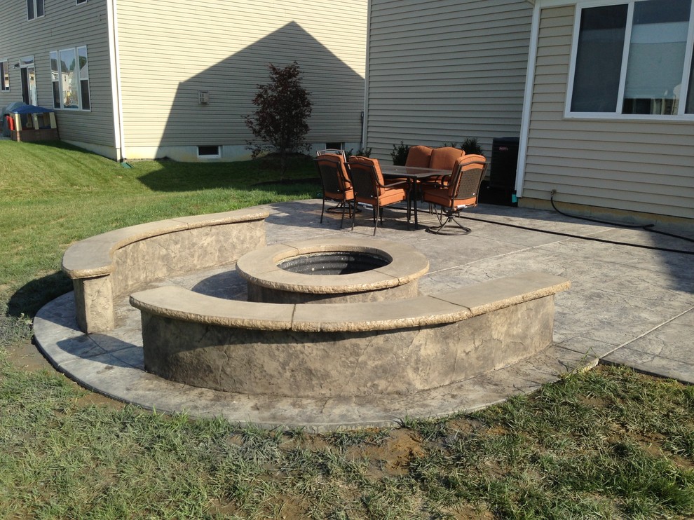Stamped Concrete Patio Cincinnati by MRC Concrete, LLC Houzz