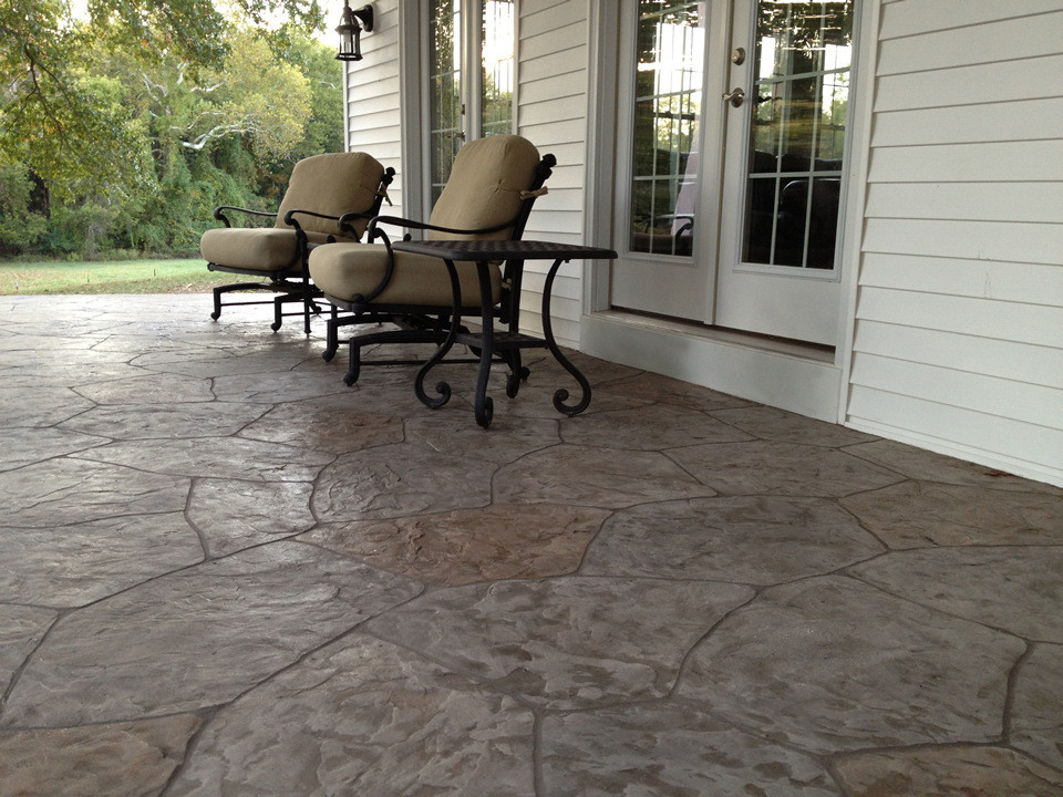 Stamped Concrete Patio Clásico Patio St Louis de Decorative