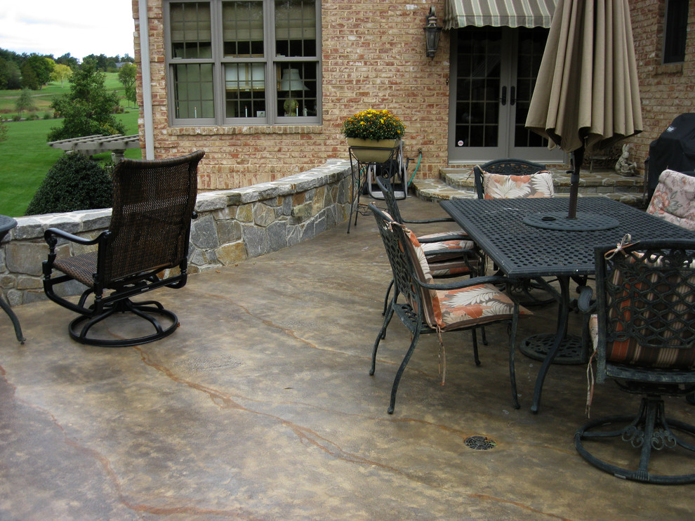 Stamped Concrete Patio Recolor Terranean Dc Metro By Design Paving Houzz Stamped Concrete Patio Recolor, How To Recolor A Stamped Concrete Patio