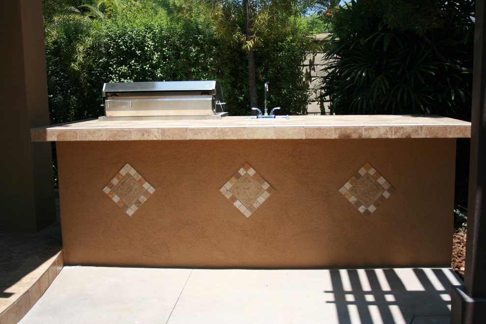 Inspiration for a mediterranean patio remodel in San Diego