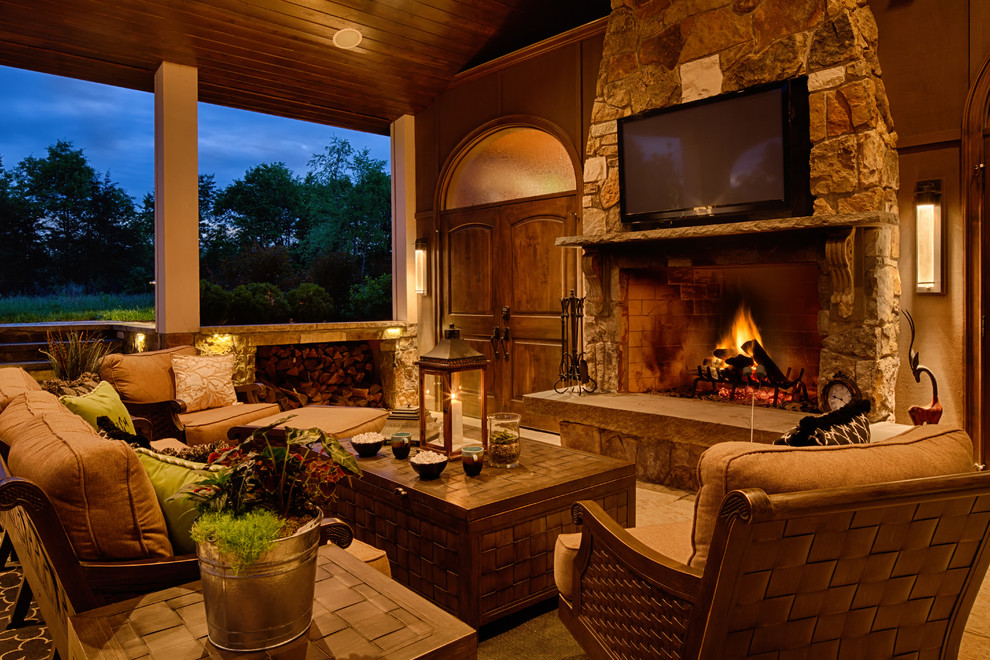 Stillwater Poolhouse Traditional Patio Minneapolis by Mom's