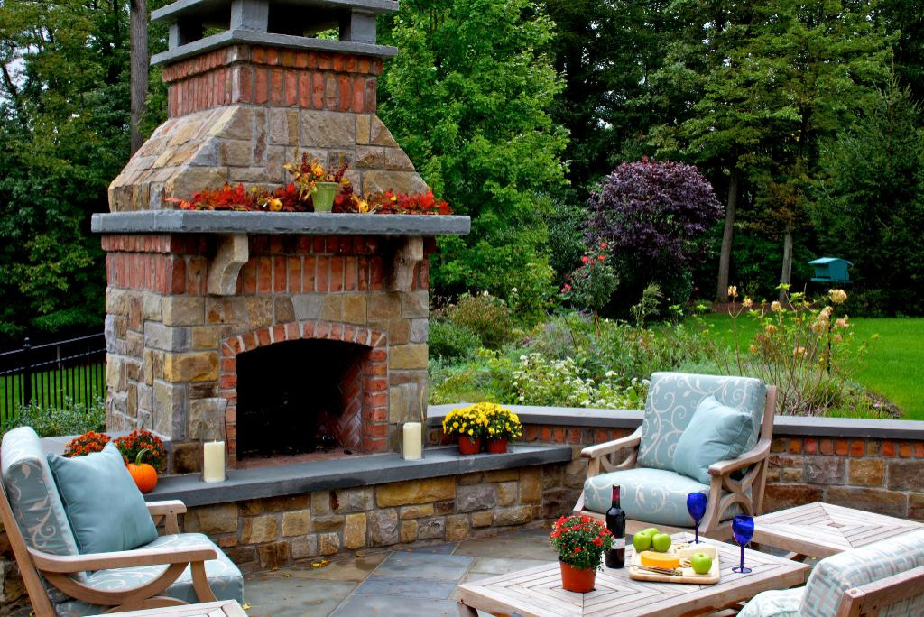 Stone Brick Fireplace Anchor This, Outdoor Brick Fireplace Ideas
