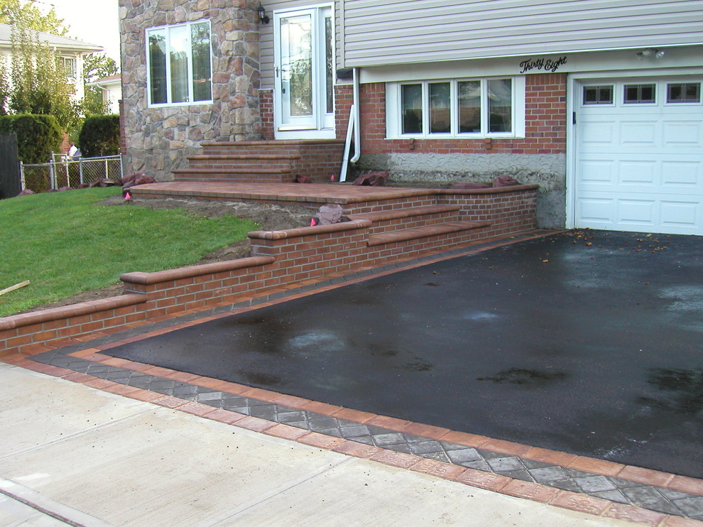 Stone Walls & Walkway Design, Plainview, N.Y 11803 Contemporary