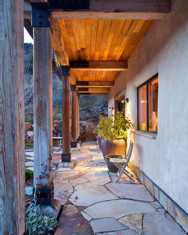 Straw Bale House Rustic Patio Salt Lake City By Kuda Photography Houzz