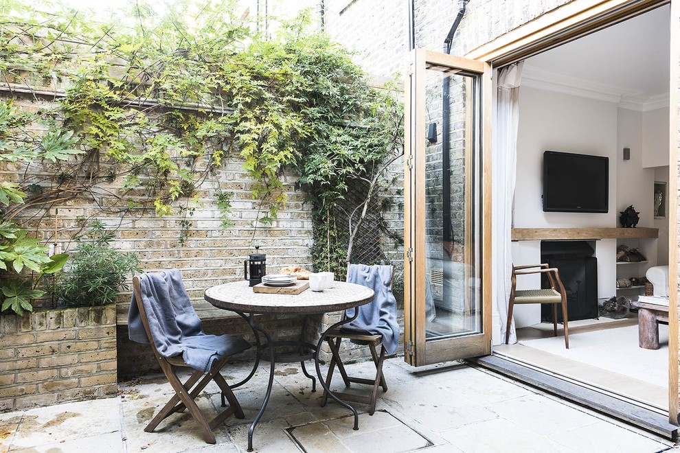 This is an example of a scandi patio in London.