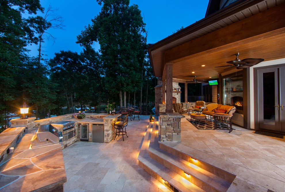 Patio - traditional patio idea in Charlotte with no cover