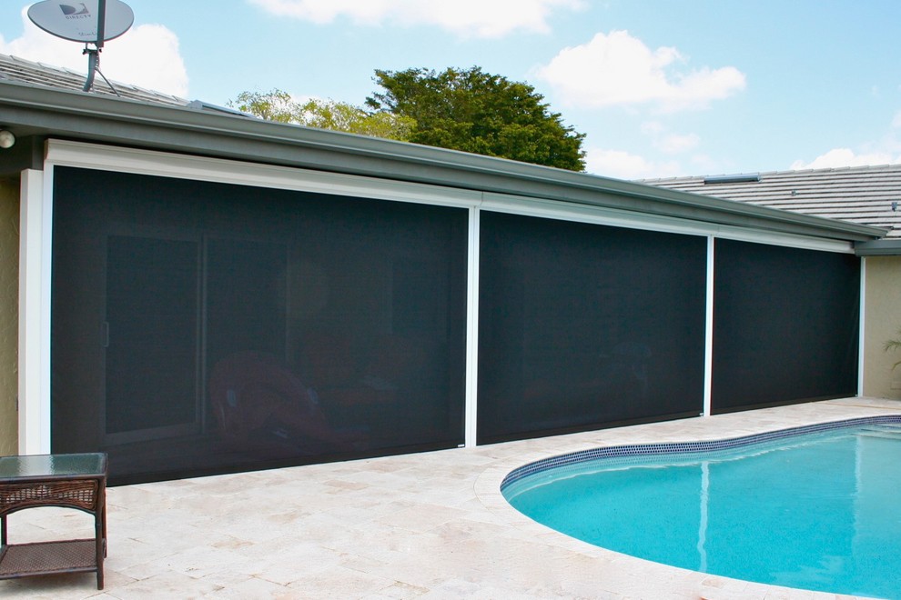 Surface-mounted, Tiatn Screen Retractable Screens - Contemporary ...