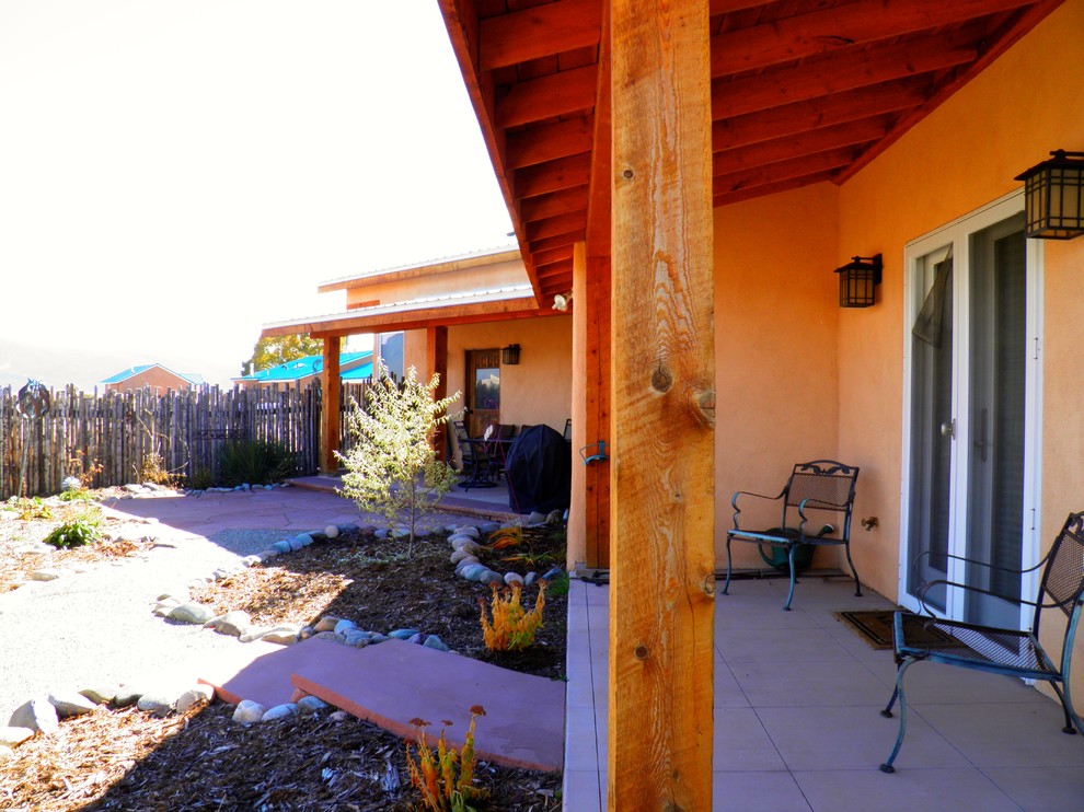 Taos Straw Bale House Southwestern Patio Albuquerque by The Salamander Company LLC. Houzz