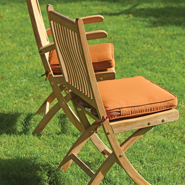 Teak Folding Chairs Traditional Patio Seattle by Thos. Baker