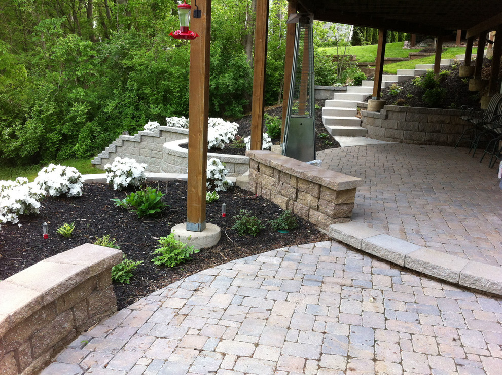 Terraced Paver Patio Traditional Patio St Louis by Elevate