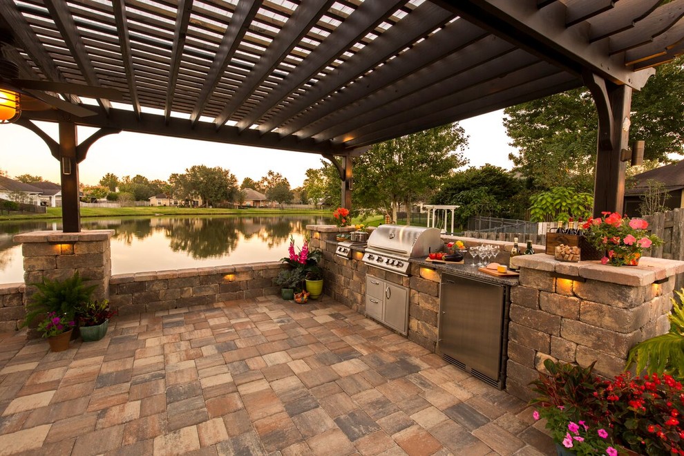 The Glisson Backyard Design Project Traditional Patio