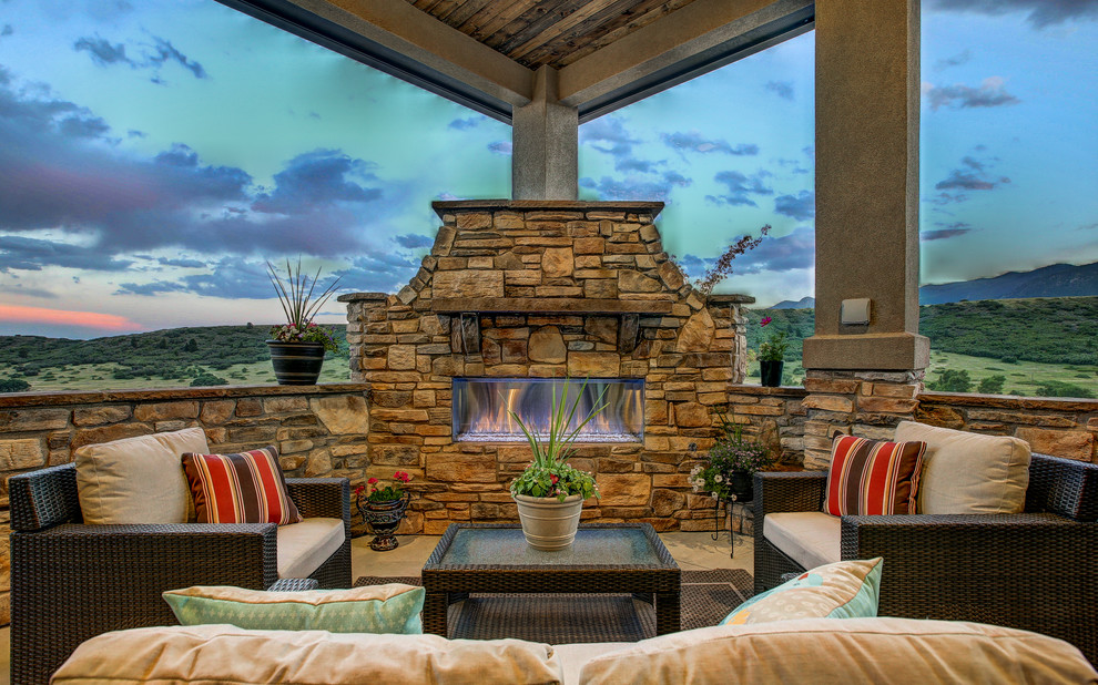 The Grandview Expanded in Forest Lakes Craftsman Patio Denver