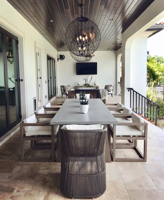 The Lanai House Montagne Terrasse et Patio Tampa par Tweak Your