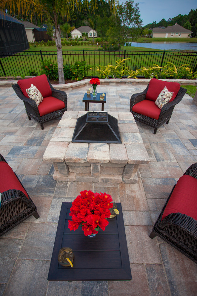 Inspiration for a huge timeless patio remodel in Jacksonville