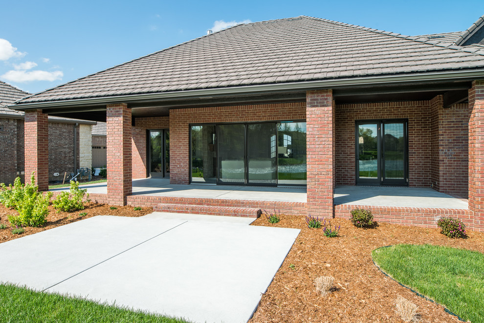 The Veranda Traditional Patio Wichita by Nies Homes Houzz