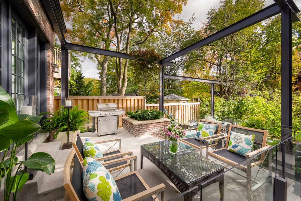 Tiered Contemporary Urban Garden - Contemporary - Patio - Toronto - by