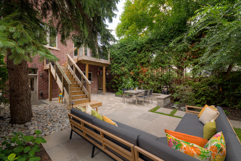 toronto backyard Contemporary Patio Toronto by Ted Hobson