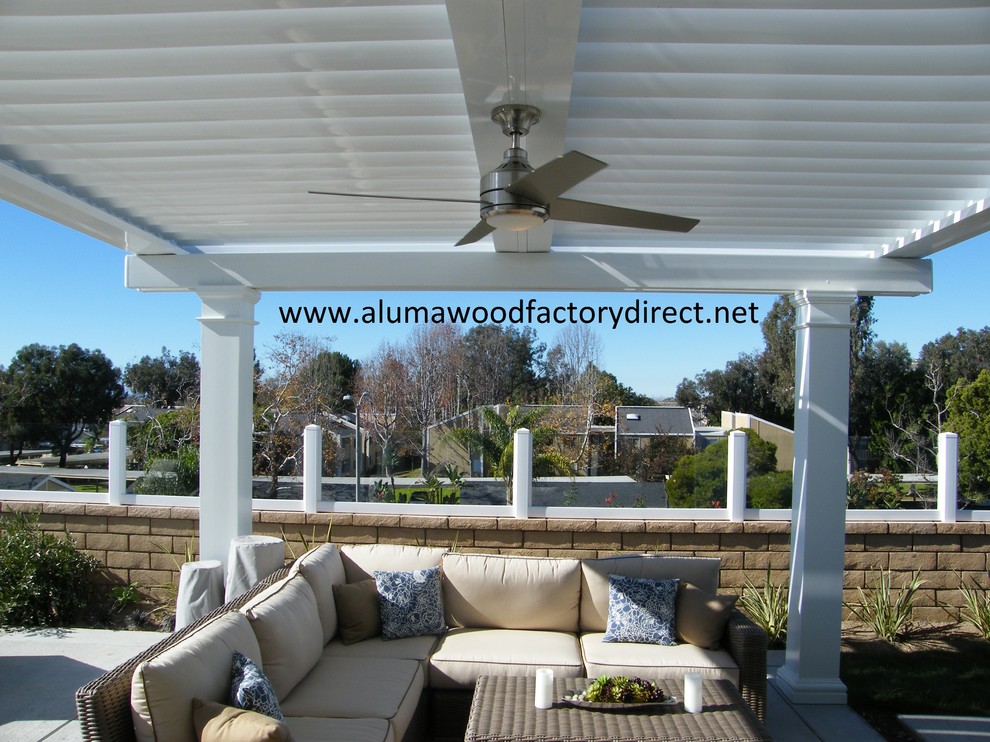 Traditional Equinox Louvered Opening Roof System Traditional Patio