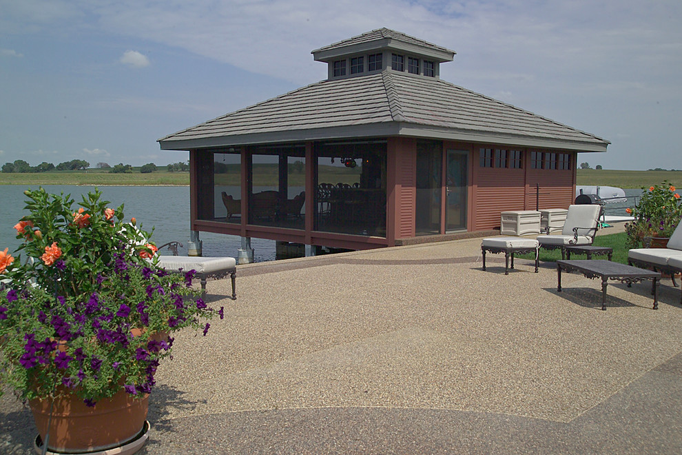 Traditional Estate Newport Landing Traditional Patio Omaha by