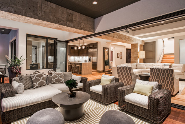 Transitional Indoor Outdoor Room Design Idea Indoor Outdoor Living