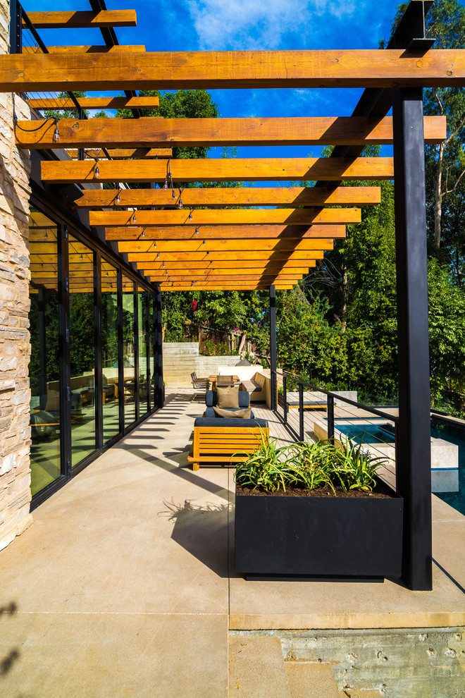 Trellis Contemporary Patio Los Angeles by CAC Development DesignBuild, LLC Houzz