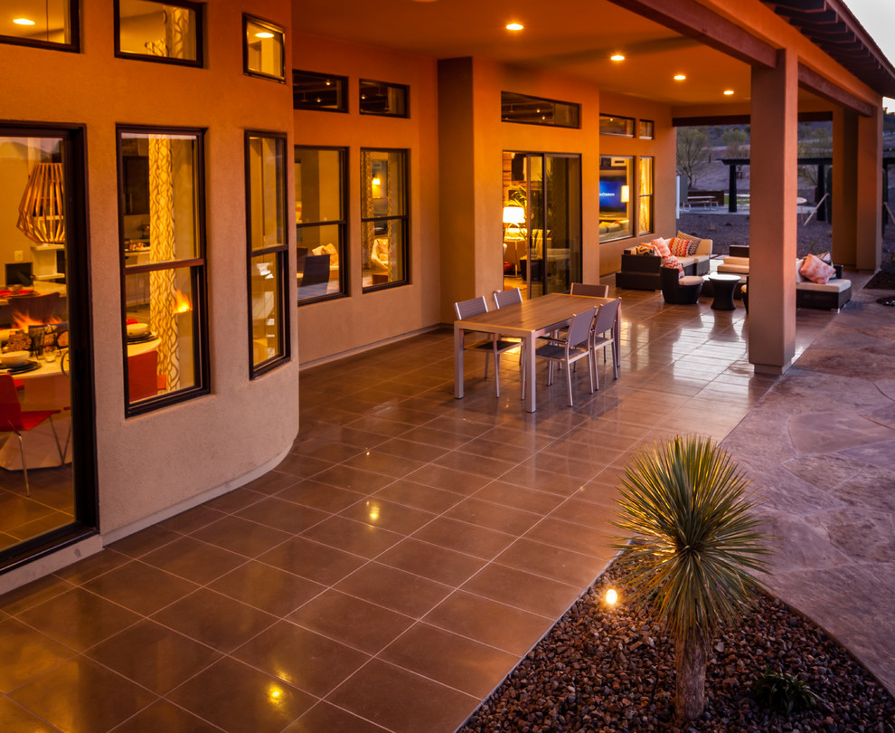 Trilogy at Wickenburg Ranch Model Homes Contemporary Patio Phoenix Houzz
