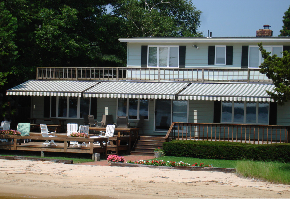 Triple awning setup Traditional Patio New York by Toms River Door & Window Houzz