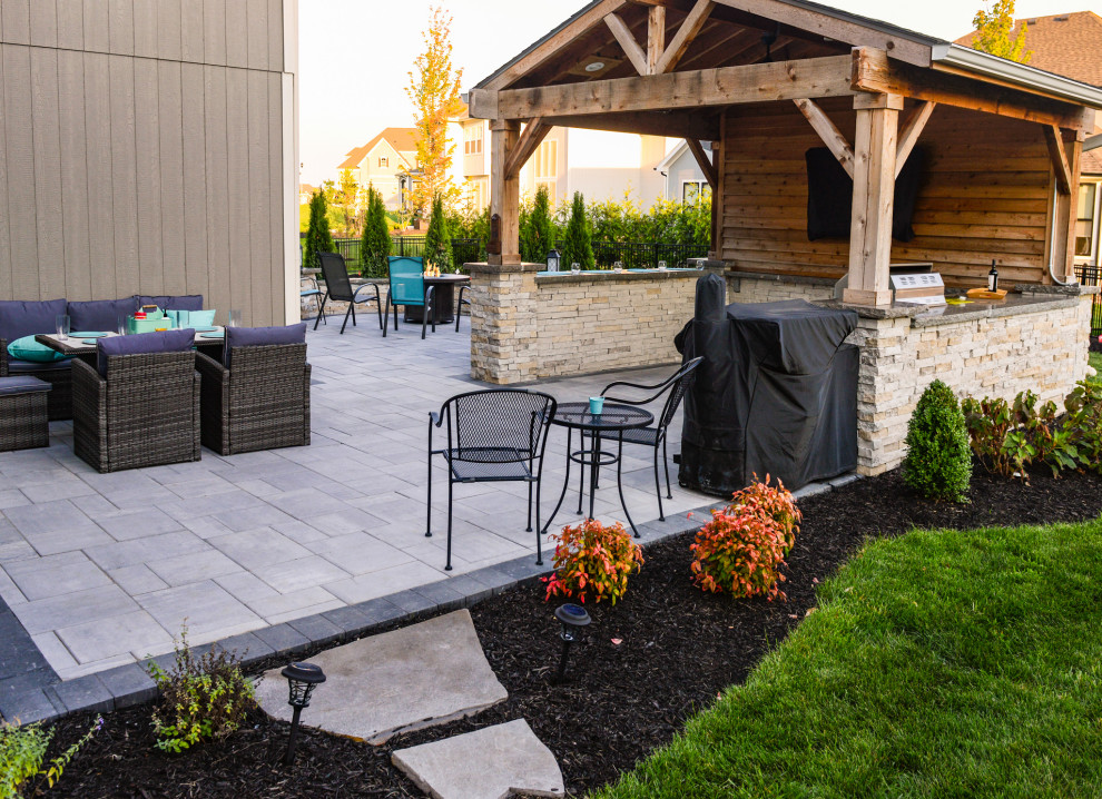 Triple P Project Pavers, Pergola, and Fire Pit! Contemporary Patio
